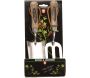 Set de 2 mini outils à fleurs inox manche en frêne