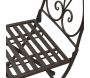 Set table et chaises pliant en métal vieilli - AUB-5081