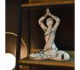 Statuette yoga en céramique Zoya  splash - DRIMMER