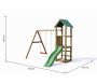 Structure de jeux en bois avec balançoire double Lucas - API-0137