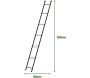 Support à plantes en acier Ladder - KOM-0150