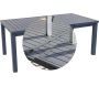Table en aluminium extensible 8 à 10 personnes Santorin