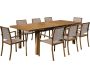 Table en aluminium extensible 8 à 10 personnes Santorin - MOR-0188
