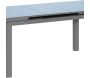 Table de jardin extensible en aluminium anthracite Ibiza - MOR-0199