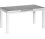 Table de jardin extensible en aluminium gris perle Ibiza - MOR-0203