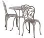 Table ronde et 2 chaises de jardin Nandin - VEN-0826