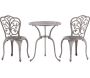 Table ronde et 2 chaises de jardin Nandin - 309