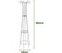 Treilli en acier 40 x 160 cm Obelisk - KOM-0167