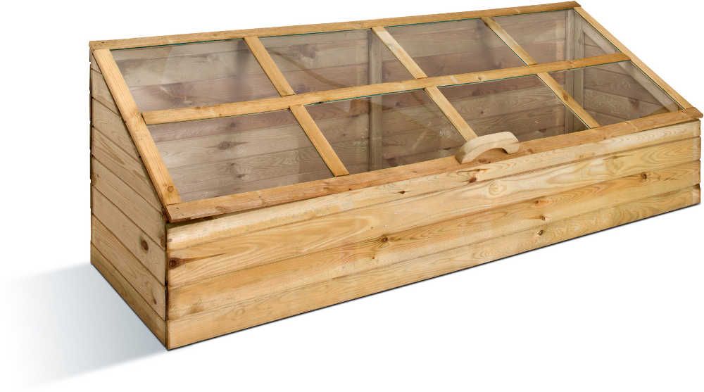 Serre de jardin Quadruple en Pin 180x57x60cm