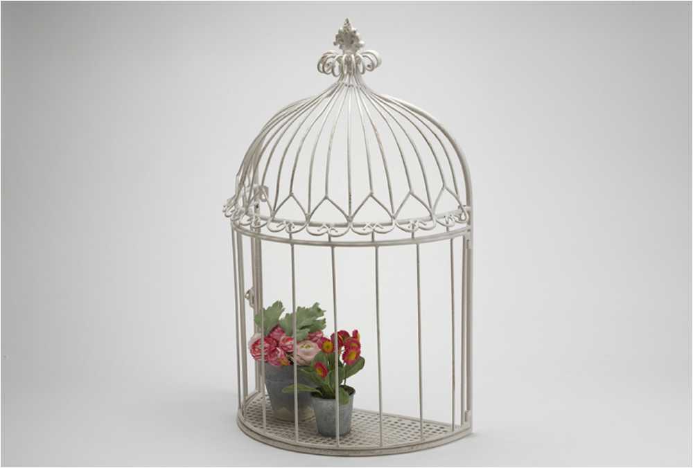 Cage d�corative demi-lune