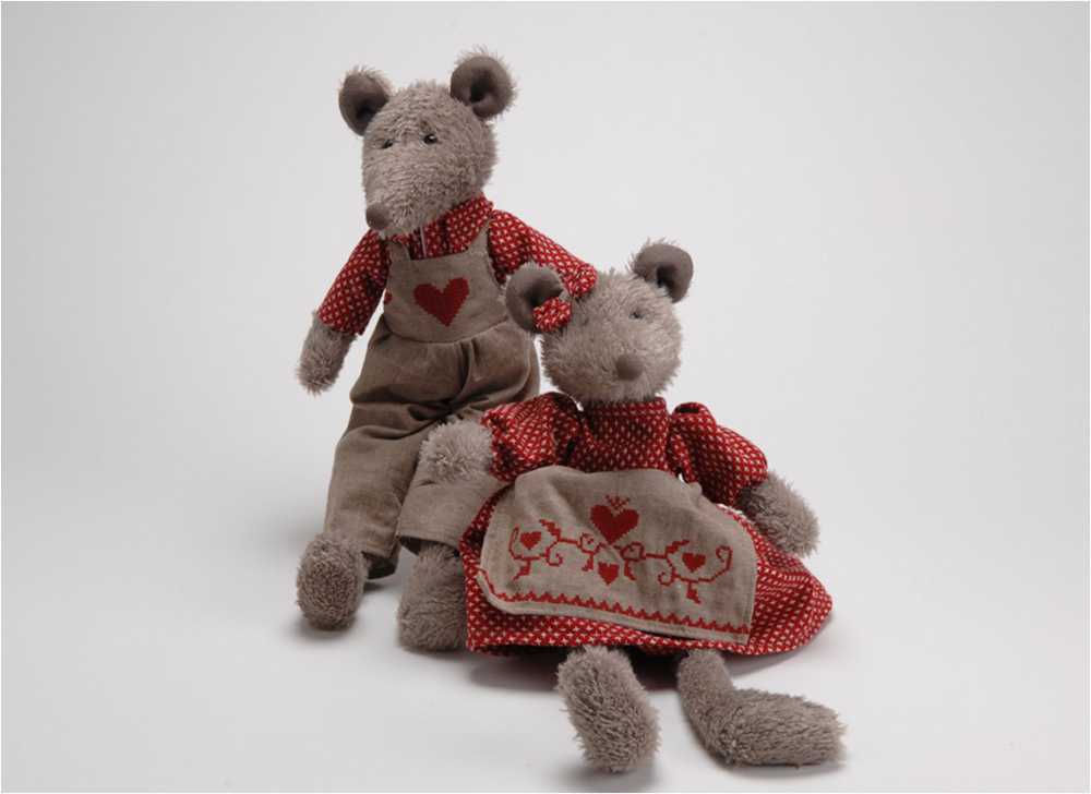 COUPLE DE SOURIS DECO