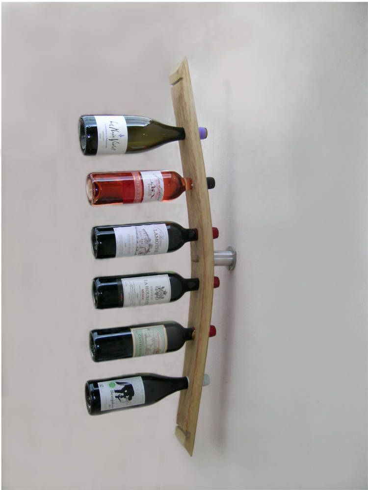 Porte Bouteilles en Ch�ne finition naturelle 8x5x90cm by Douelle de reve