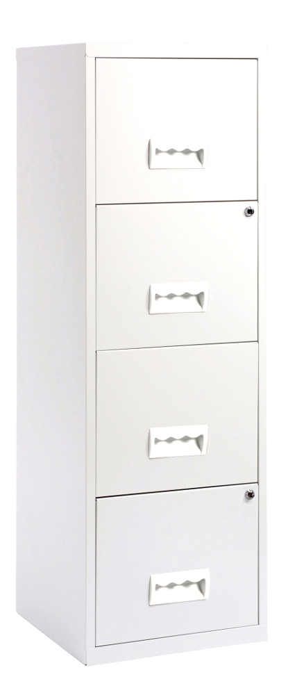 RANGEMENT BUREAU EN METAL 4 TIROIRS 