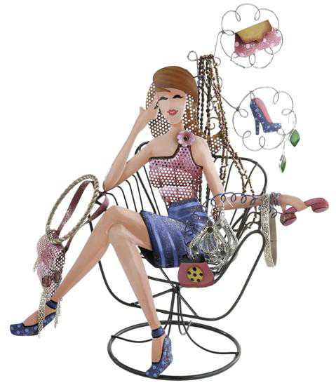 Porte Bijoux Dreaming Girl en M�tal by Balvi