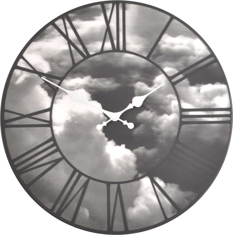 Horloge Nuages avec Effet relief 39cm