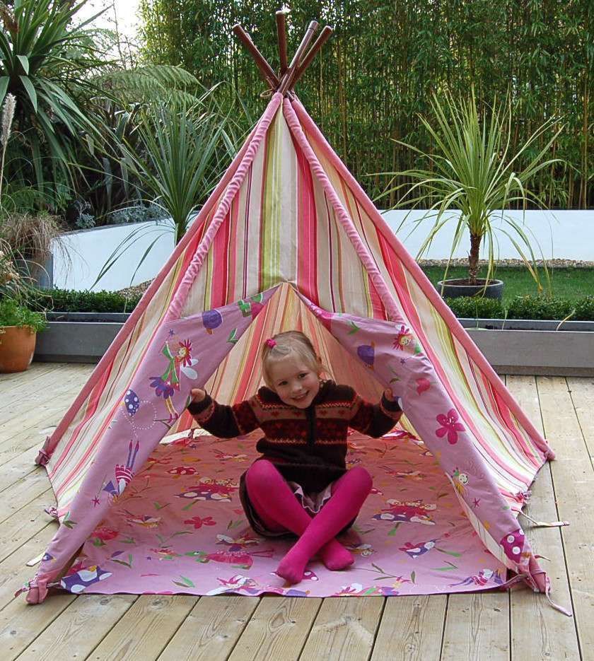 Tente pour enfant pliable Petites f�es 183x183x135cm