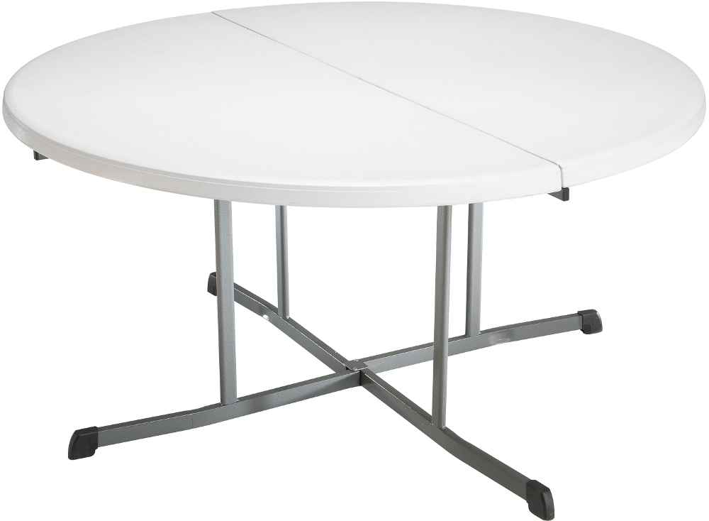 Table Ronde Pliante 152x74cm