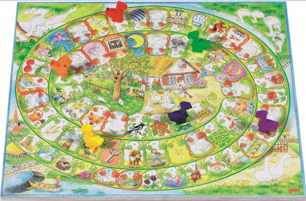 JEU DE L'OIE GEANT