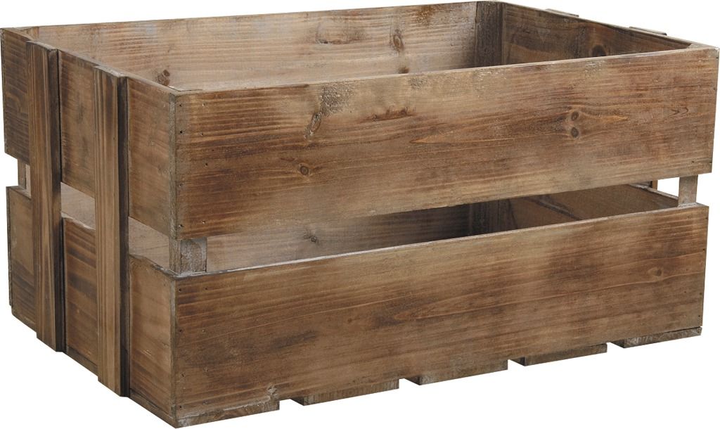 Caisse en bois vieilli (lot de 3) Caisse en bois vieilli (lot de 3)