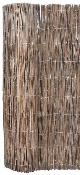 Haie de bambou naturel avec support rigide Bambou Créatif clôture