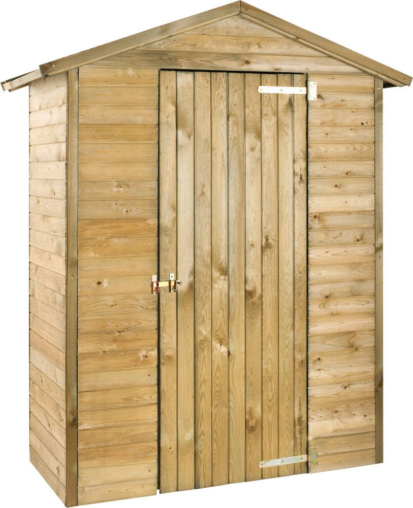 Grande armoire de jardin en bois