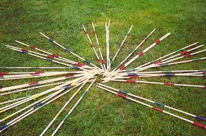 Jeu de Mikado de jardin g�ant