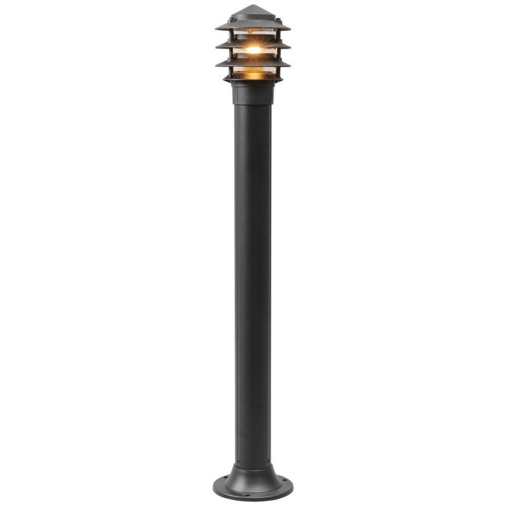 Lampe dextérieur sur pied contemporaine noire