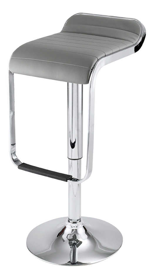 Tabouret de bar Gris Maud 36x45x87cm by Id'clik