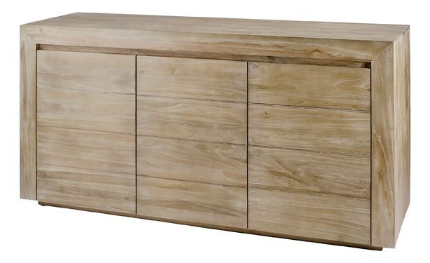 Meuble Tv Bas En Teck : Meuble Bas 3 Portes En Teck Cosmopolitan Sur Jardindeco Meuble Tv Bas En Teck : Meuble Bas 3 Portes En Teck Cosmopolitan Sur Jardindeco
