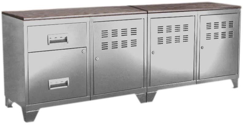 Meuble tv bois métal industriel -> Meuble Bas Roulette Metal Blanc Meuble tv bois métal industriel -> Meuble Bas Roulette Metal Blanc