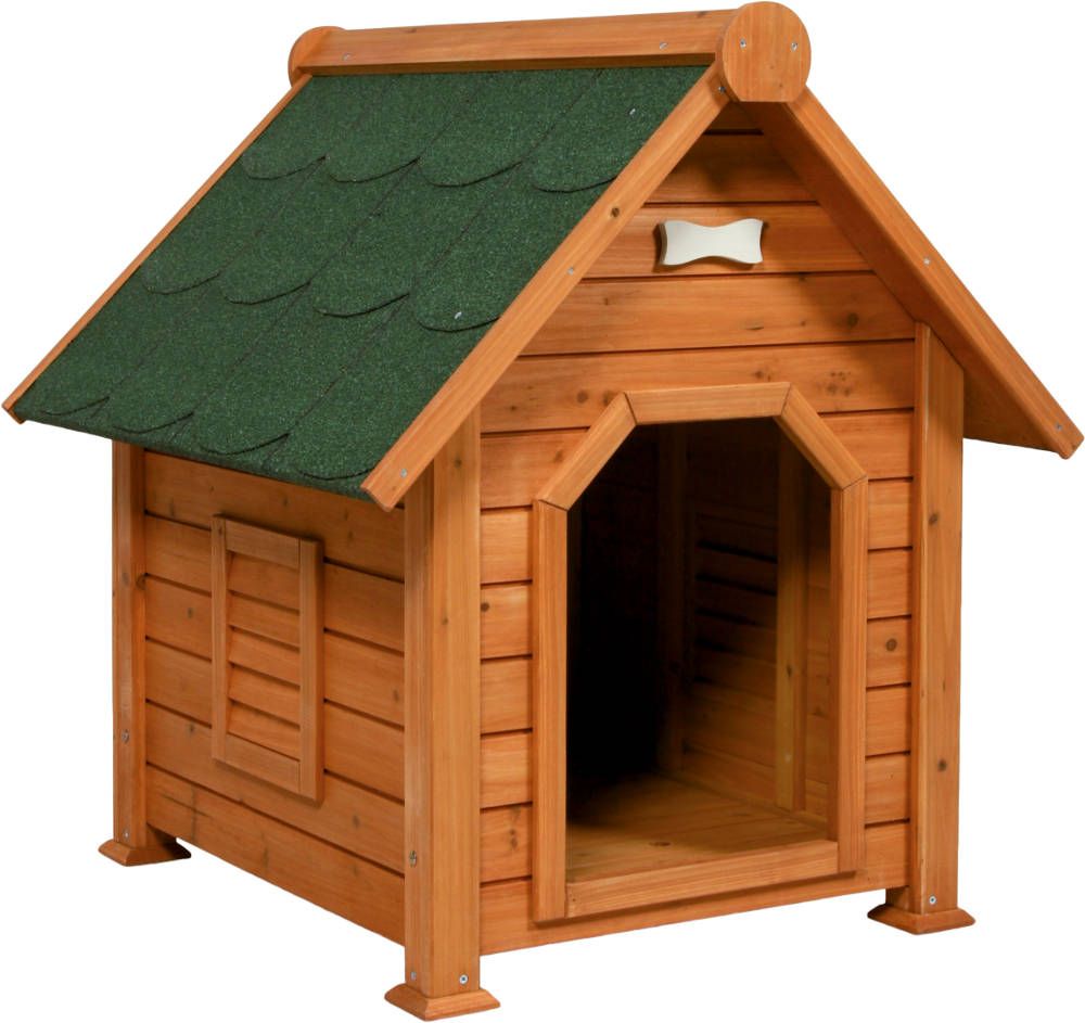 Niche chien en bois toundra