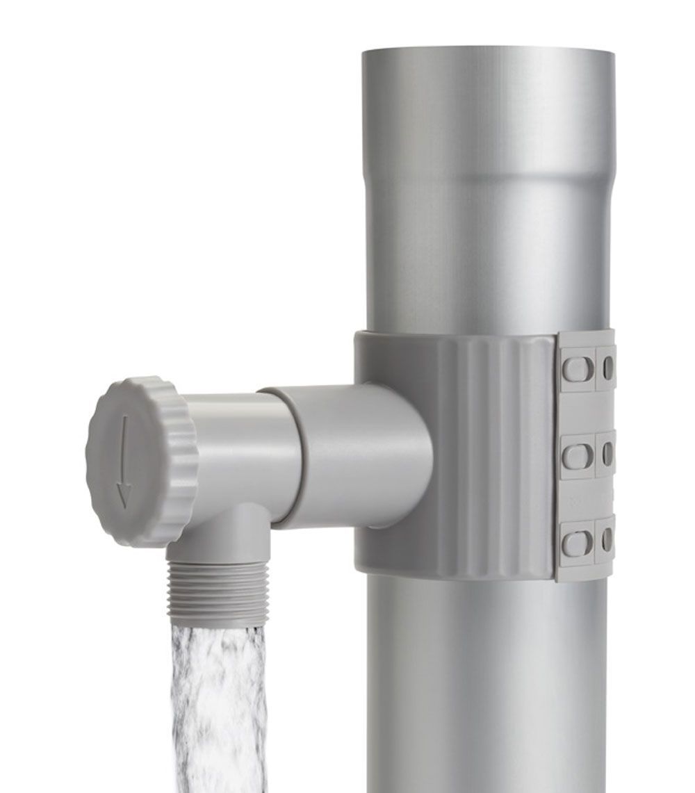 Collecteur d'eau de pluie pour gouttière ronde : Récupérateur d'eau