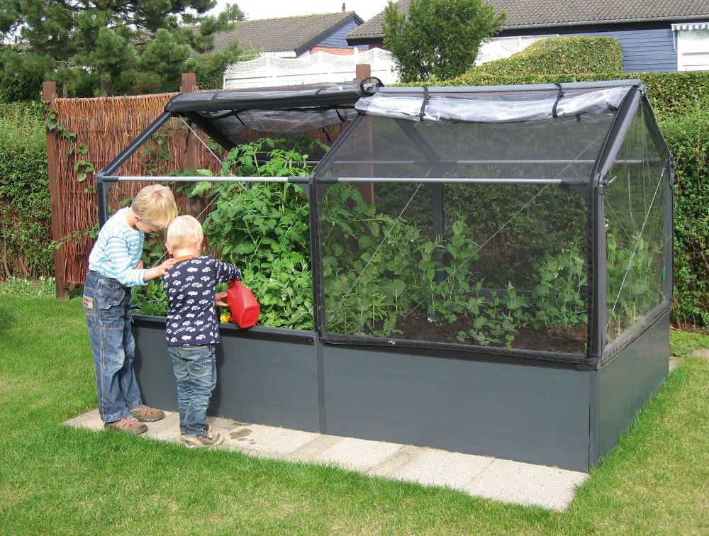 Potager de jardin surélevé de 50cm avec serre 240x120x1 Jardin Serre Créatif