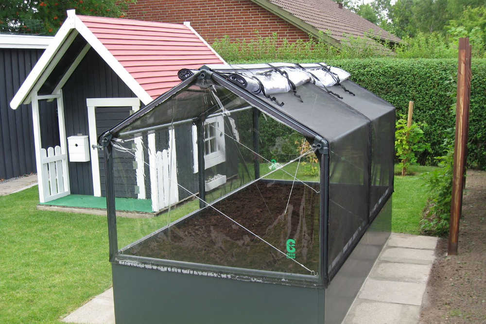 Potager de jardin surélevé de 50cm avec serre 240x120x1 Jardin Serre Créatif