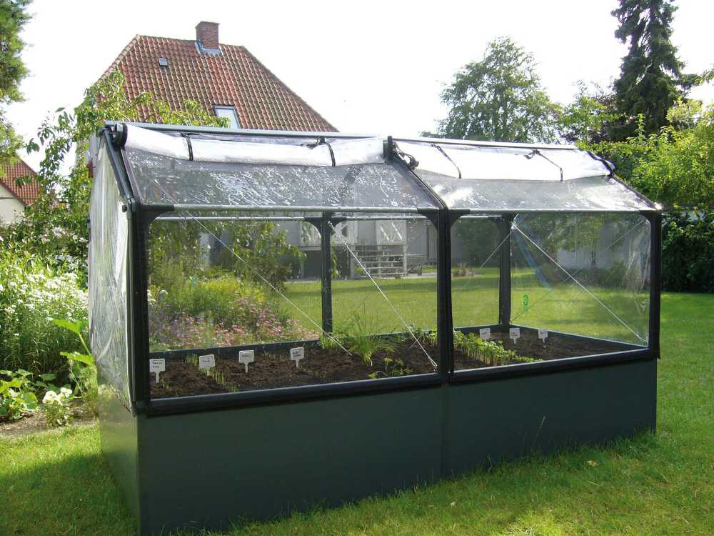 Potager de jardin surélevé de 50cm avec serre 240x120x1 Jardin Serre Créatif