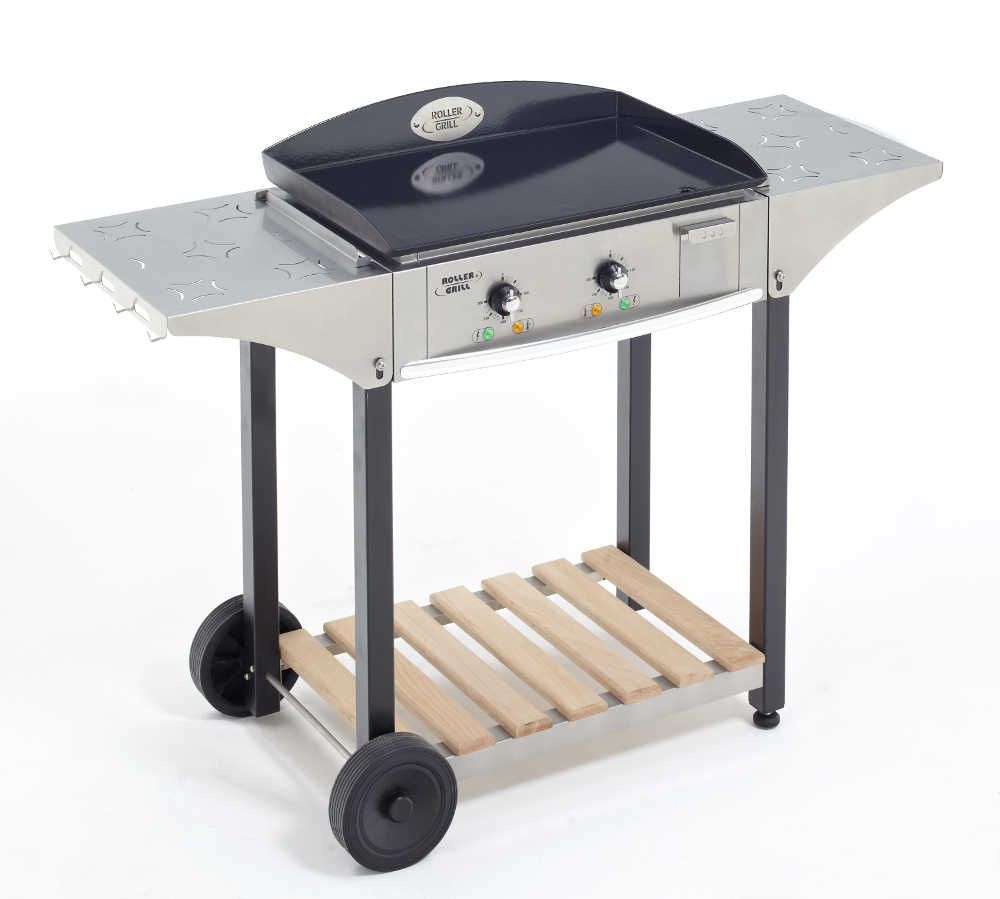 Desserte pour Plancha 60cm en Inox et Bois by Roller grill