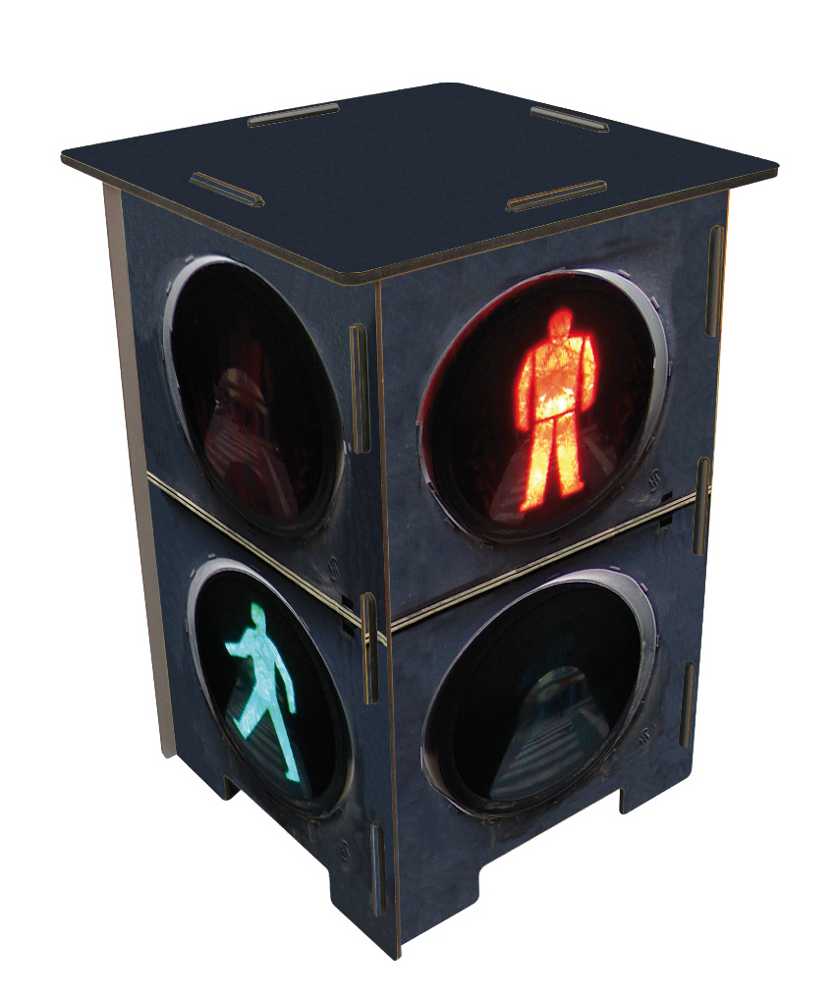 TABOURET DECO EN BOIS SIGNALISATION