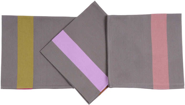 SERVIETTE DE TABLE TARSAC AUBERGINE
