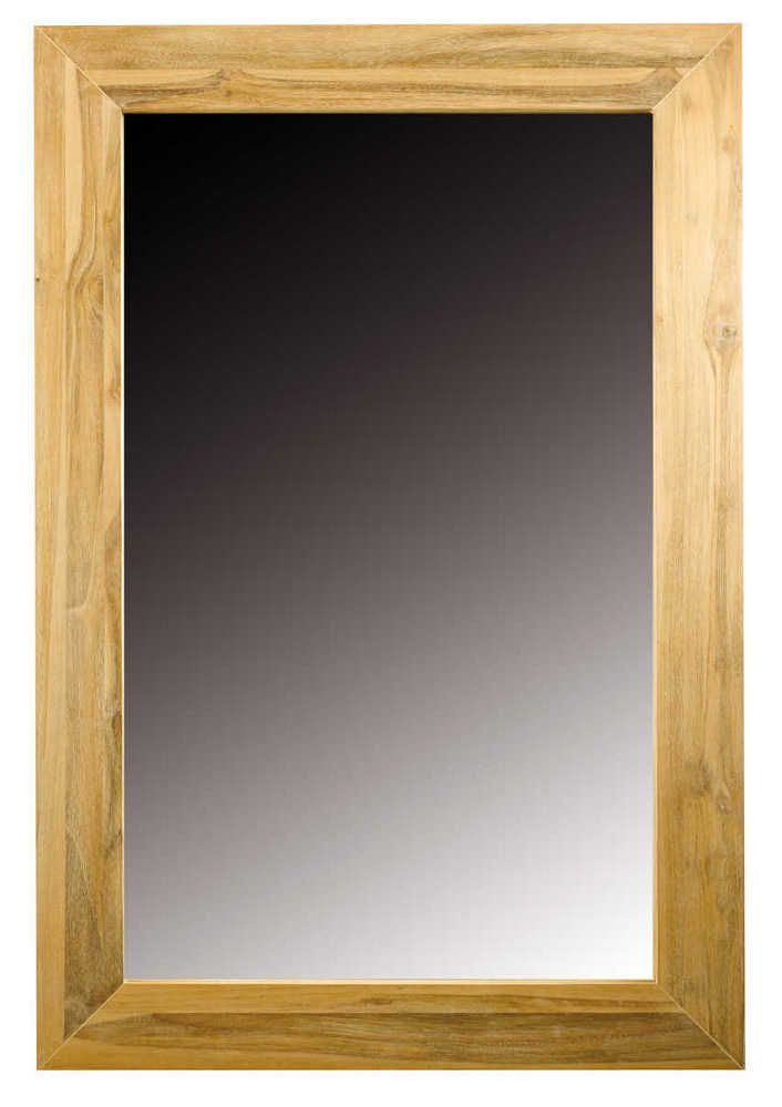 MIROIR RECTANGULAIRE EN TECK