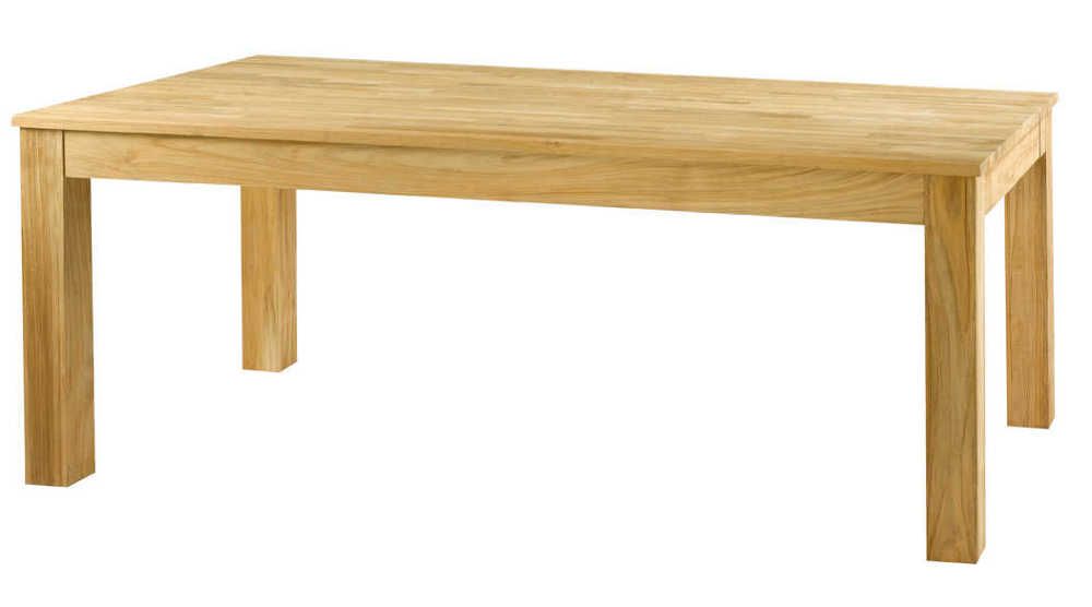 TABLE REPAS EXTENSIBLE EN TECK SABLE