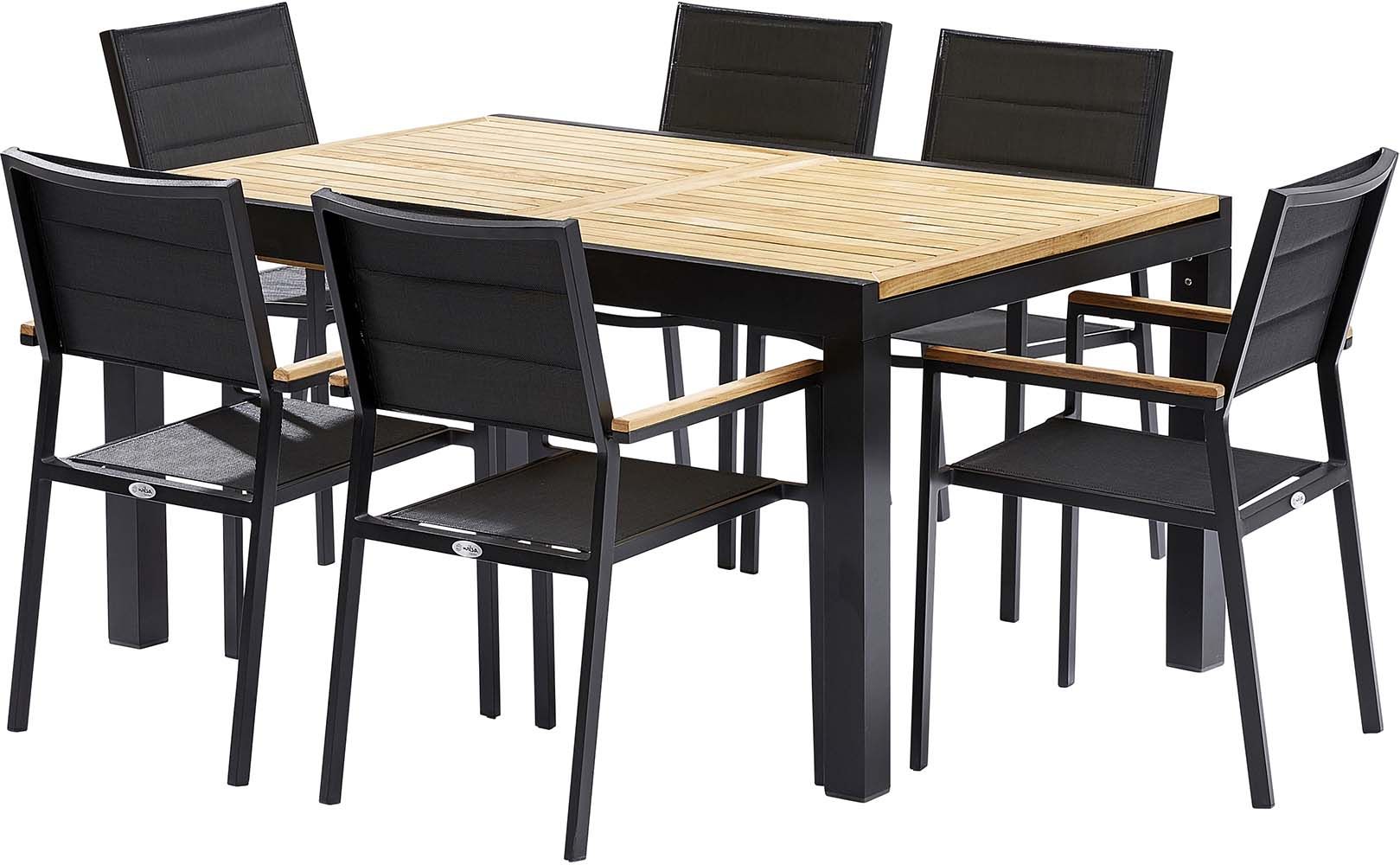 Table et chaises de jardin moderne bali