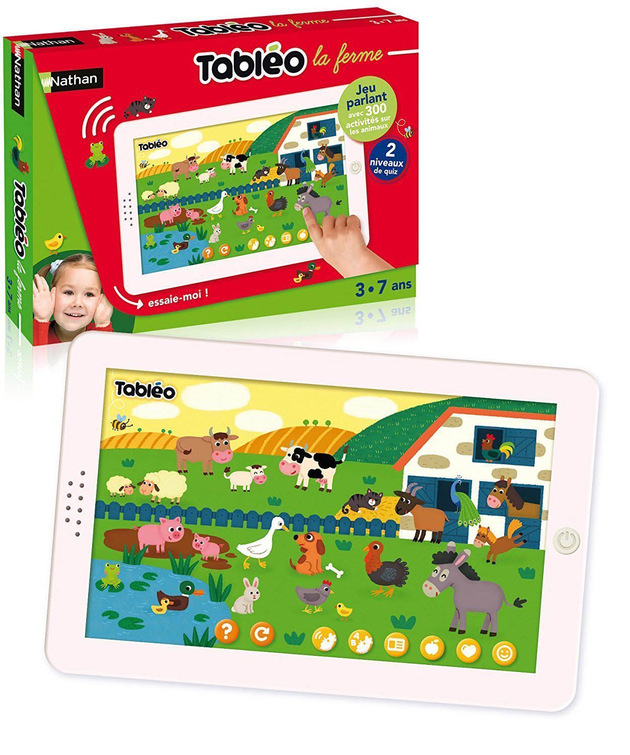 Tablette interactive enfant tabléo Nathan blanc 02