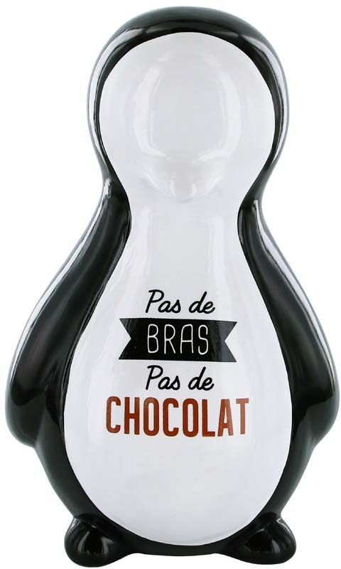 tirelire pingouin quot pas de bras pas de chocolat quot tirelire pingouin quot pas de bras pas de chocolat quot