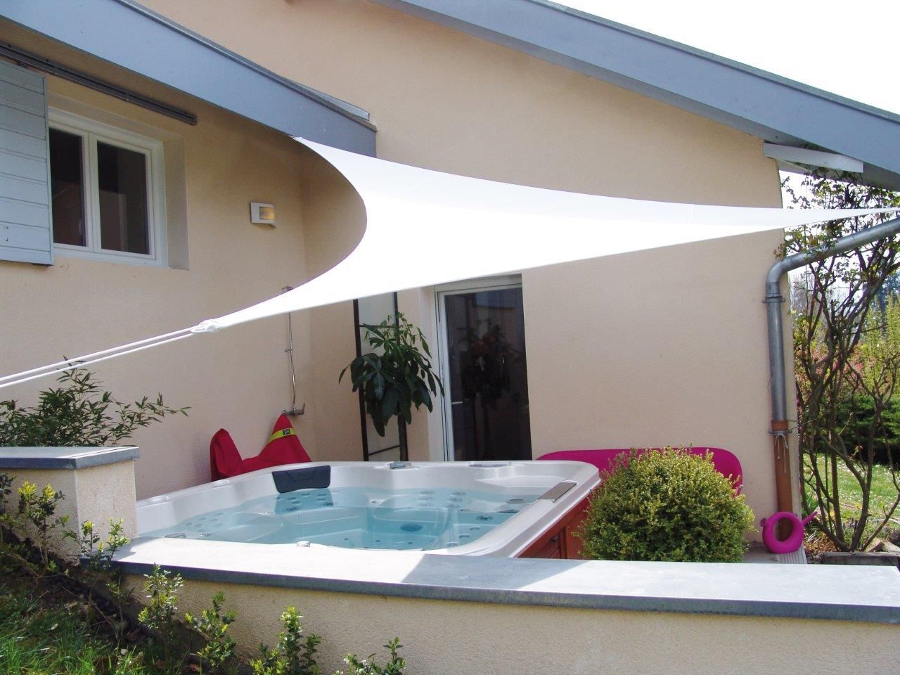 Voile D Ombrage Triangle #15: ... Voile Du0027ombrage Triangle 4x4x4m-1 ... Voile D Ombrage Triangle #15: ... Voile Du0027ombrage Triangle 4x4x4m-1 ...