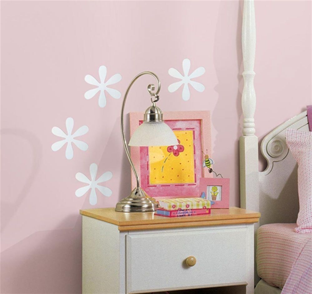 Sticker Miroir Fleur 14x15cm (Lot de 4) by Room mates