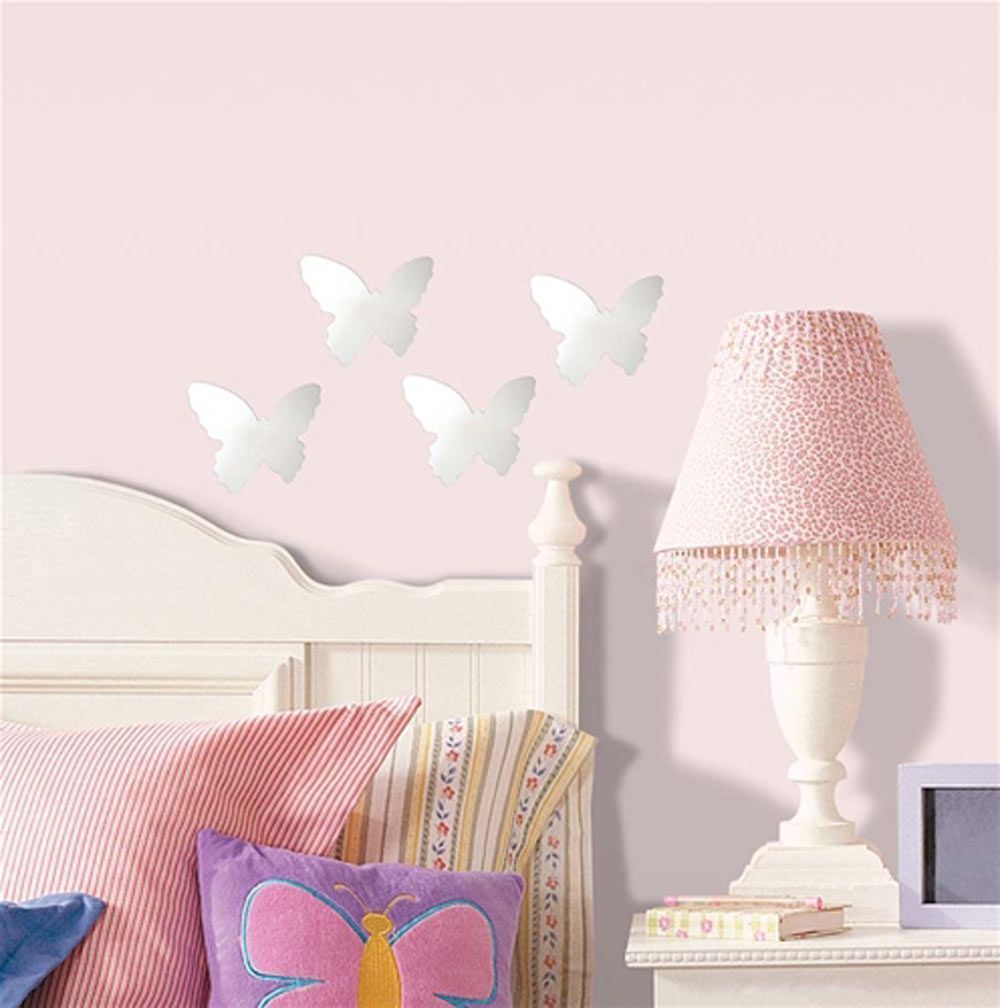 Sticker Miroir Papillon (Lot de 4)