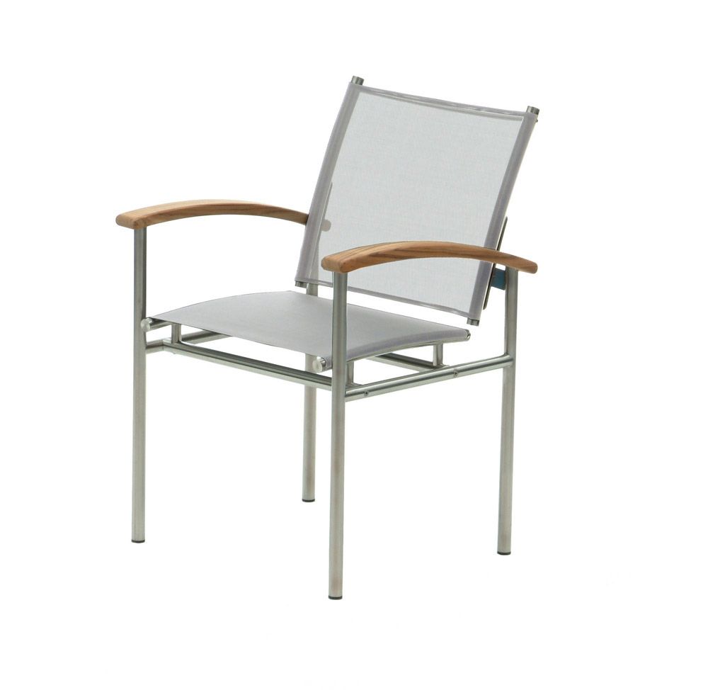ALEXANDER ROSE TRADITIONAL CHAISE POUR JARDIN ARGENT