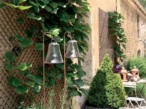 ESSCHERT DESIGN LANTERNE DE JARDIN AVEC SUPPORT