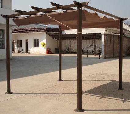 Pergola de jardin en Polyester imperm�able et Aluminium 3x3x2,36m