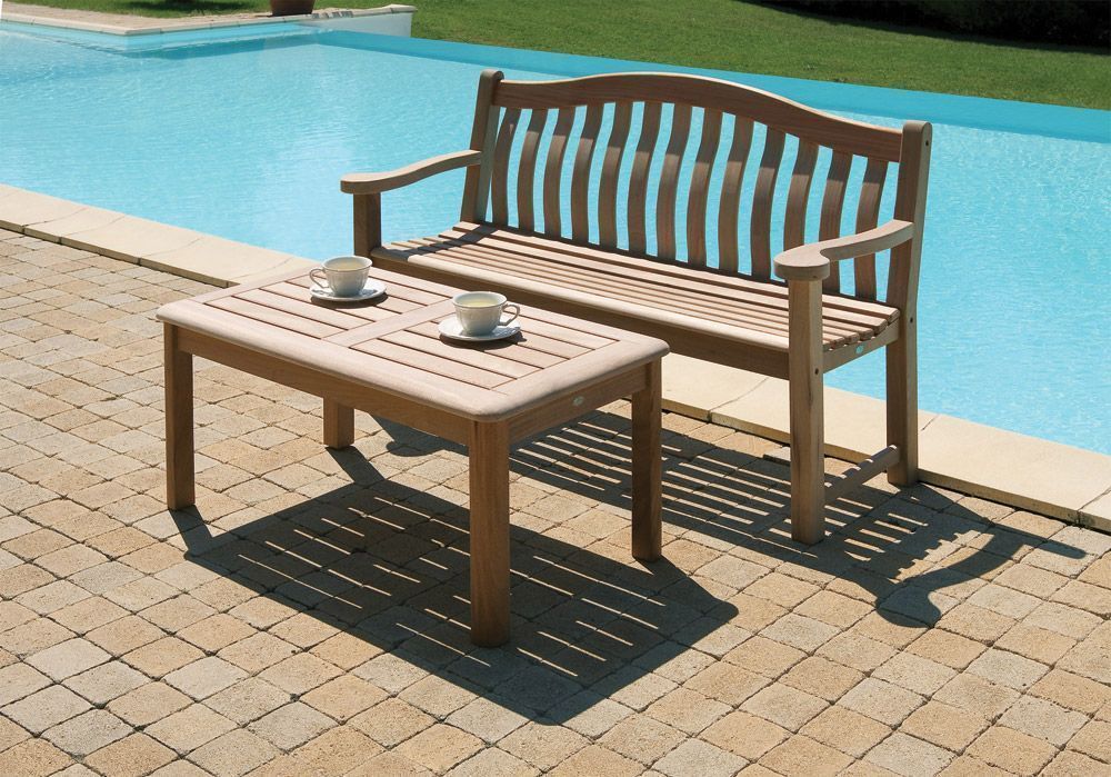 ALEXANDER ROSE TRADITIONAL Banquette 1,5m en Mahogany avec Dossier ergonomique